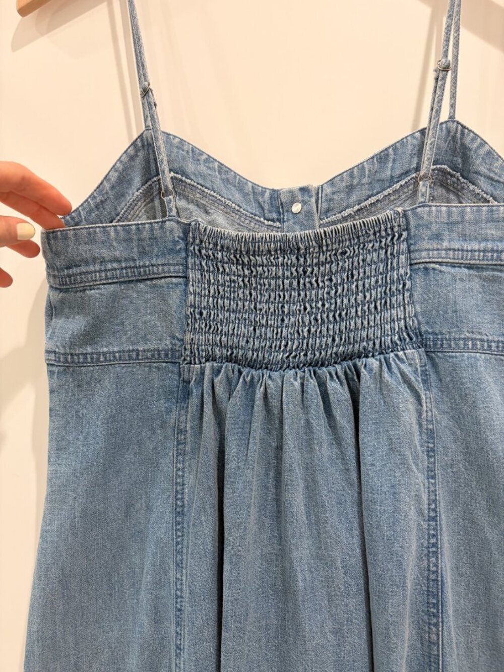 Free People Denim Maxi Dress - Picture 8 of 10